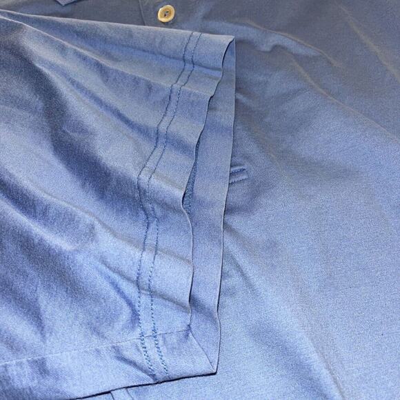 Peter Millar Polo Shirt Men’s Large Blue. Summer Double Mercerized - Picture 4 of 4